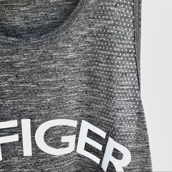 Tommy Hilfiger Sport Mesh Racerback Tunic Tank Top - Picture 3 of 15